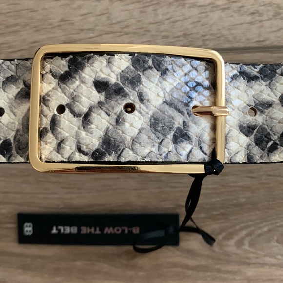 B Low The Belt faux snake embossed belt - Picture 2 of 5